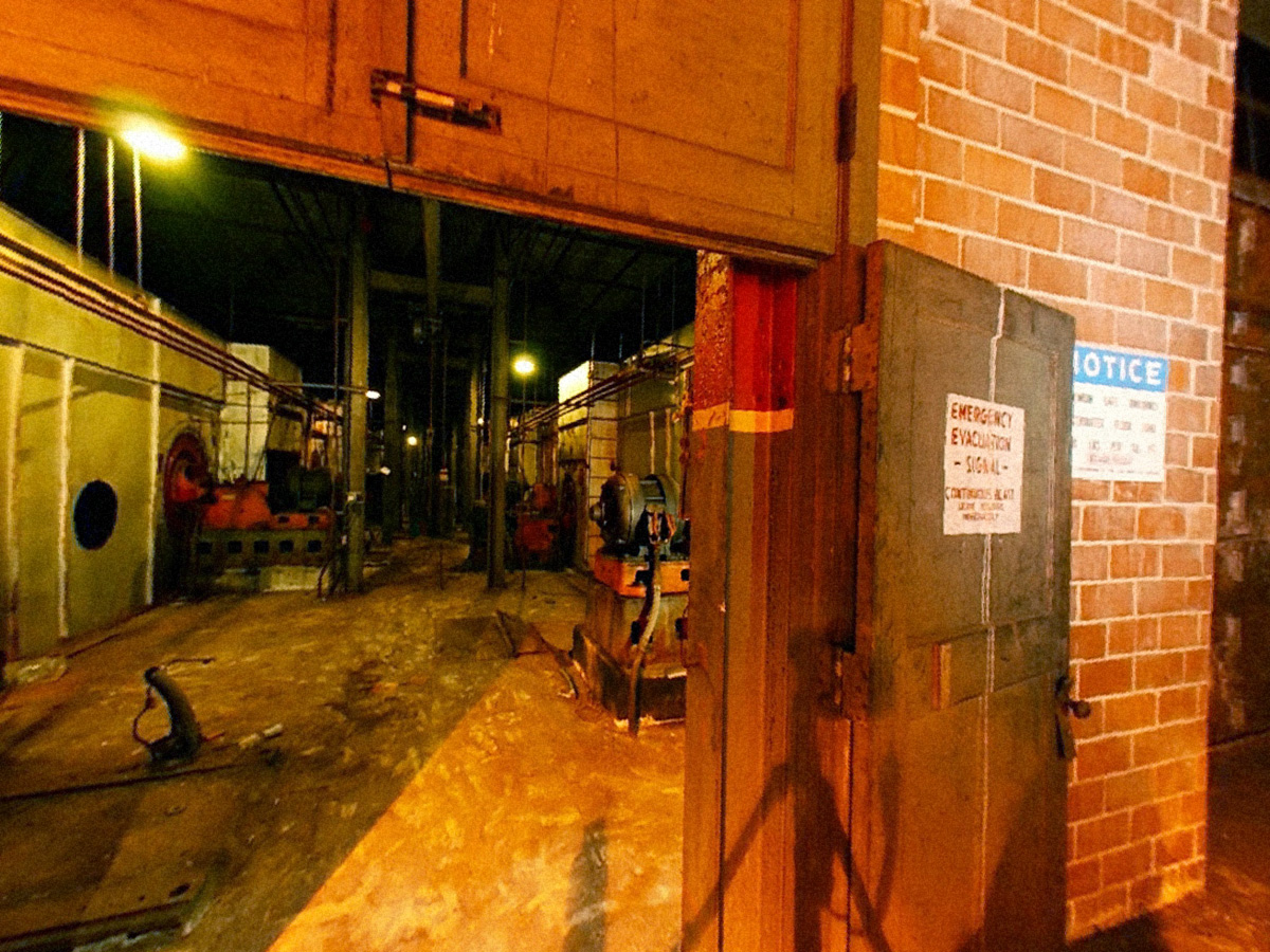 View from K-25 Truck Alley looking into Escape Alley