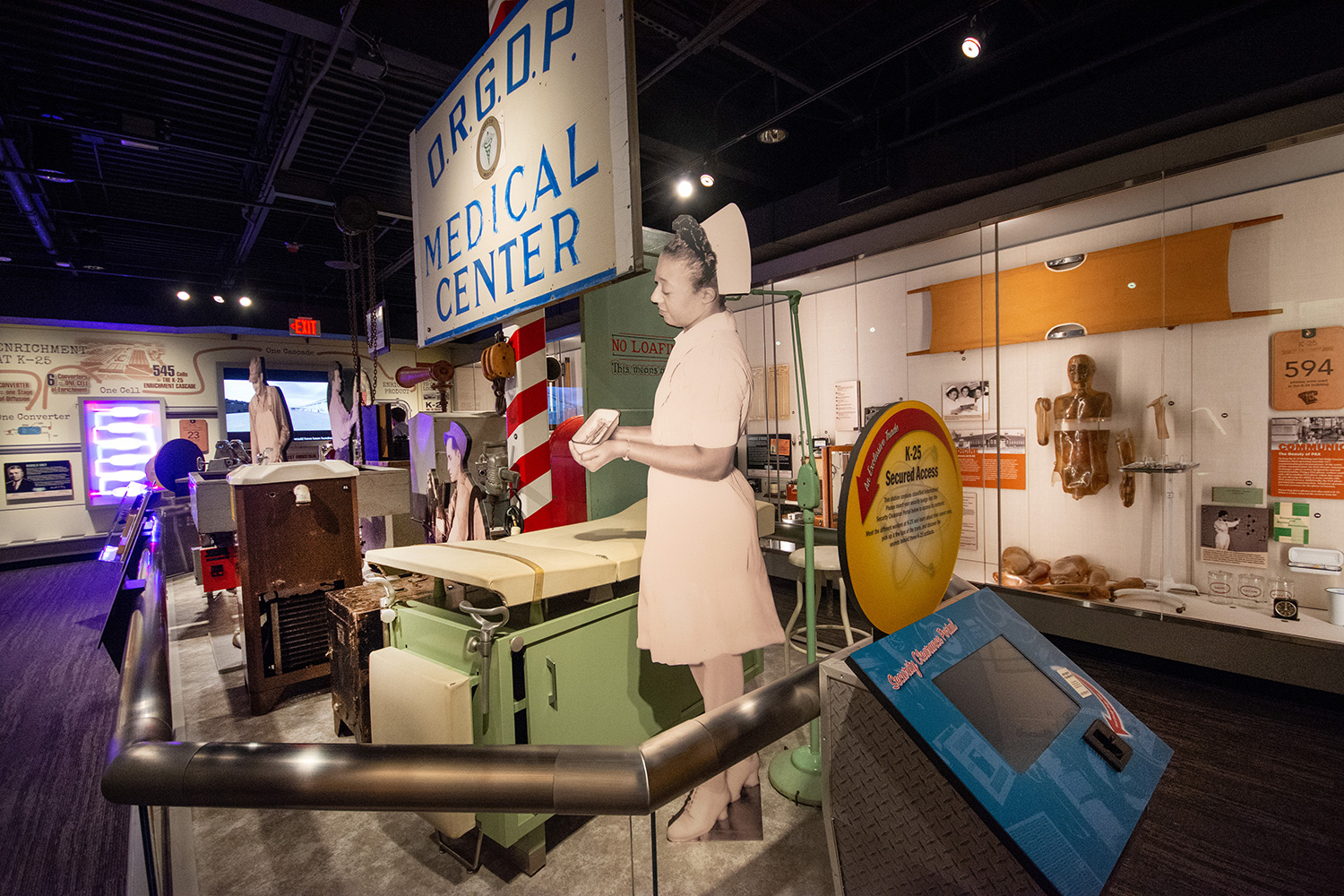 K-25 History Center artifact exhibits