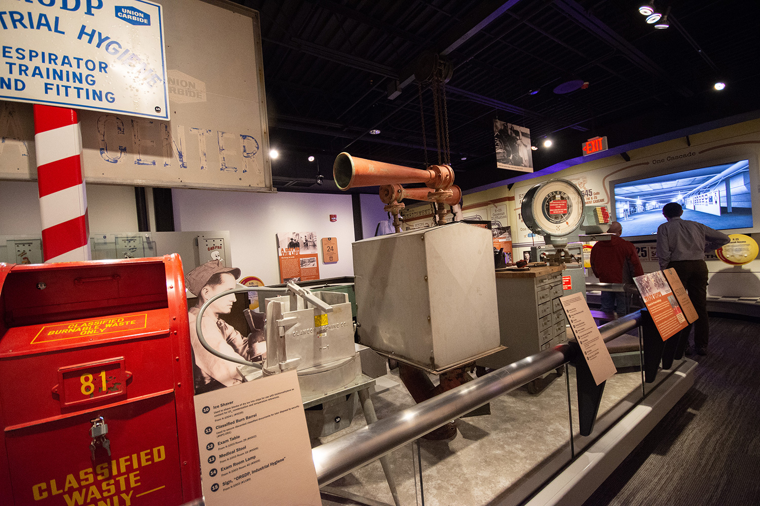 K-25 History Center artifact exhibits